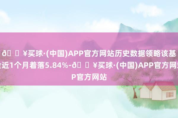 🔥买球·(中国)APP官方网站历史数据领略该基金近1个月着落5.84%-🔥买球·(中国)APP官方网站