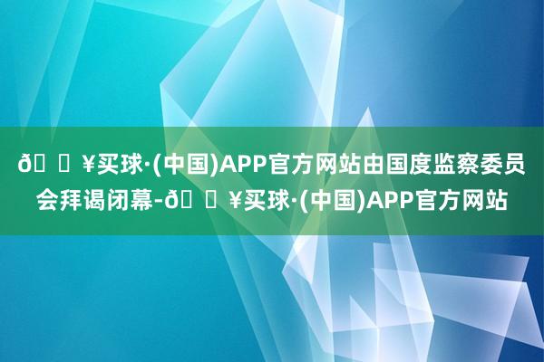 🔥买球·(中国)APP官方网站由国度监察委员会拜谒闭幕-🔥买球·(中国)APP官方网站